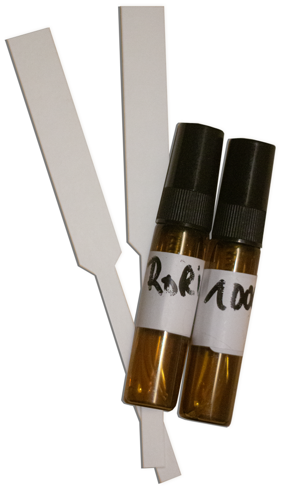 Artisanal perfume bottles